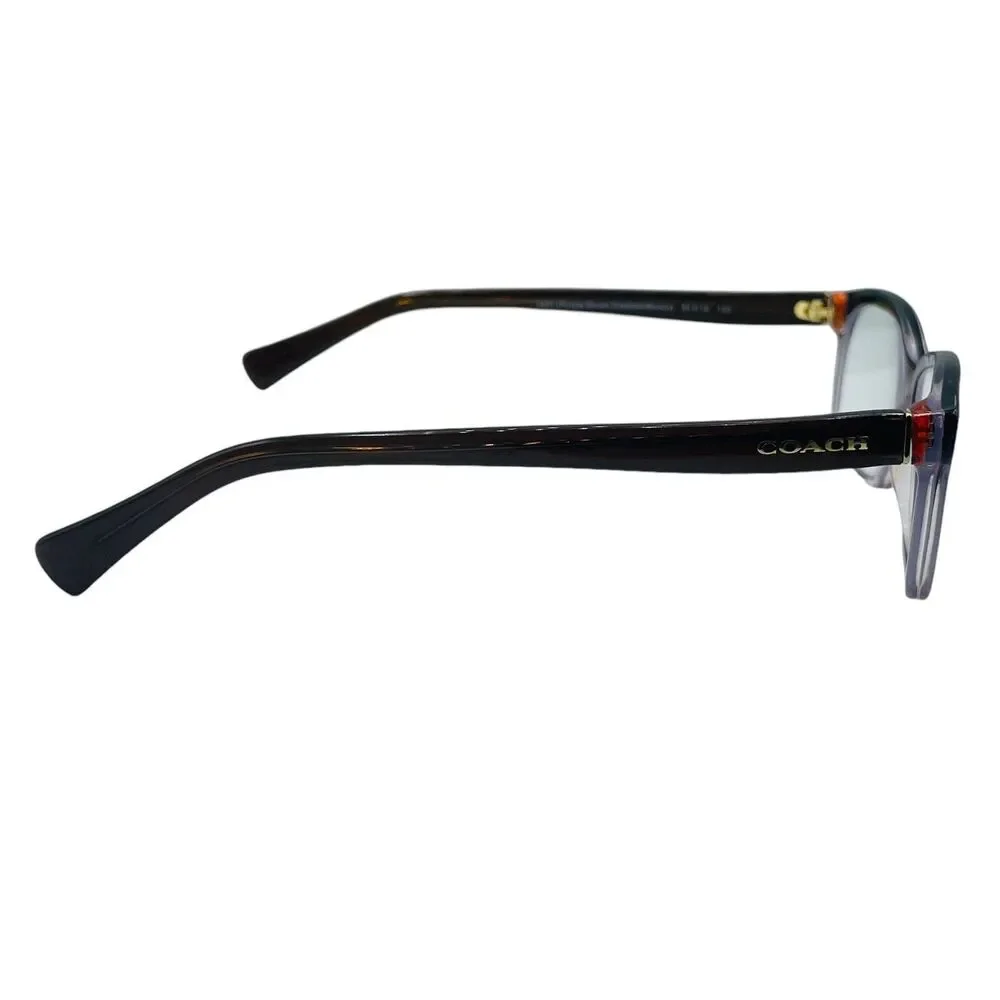 Coach Eyeglasses HC 6089 5401 Purple Brown Gradient/Brown Frame 51[]16 135